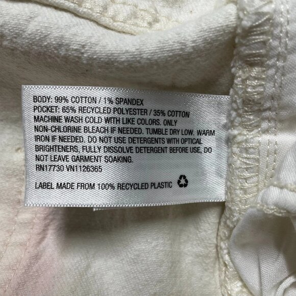 NWOT Universal Thread Womens White Tie Dye Vintage Straight Jeans Size 14/32R - Picture 4 of 11